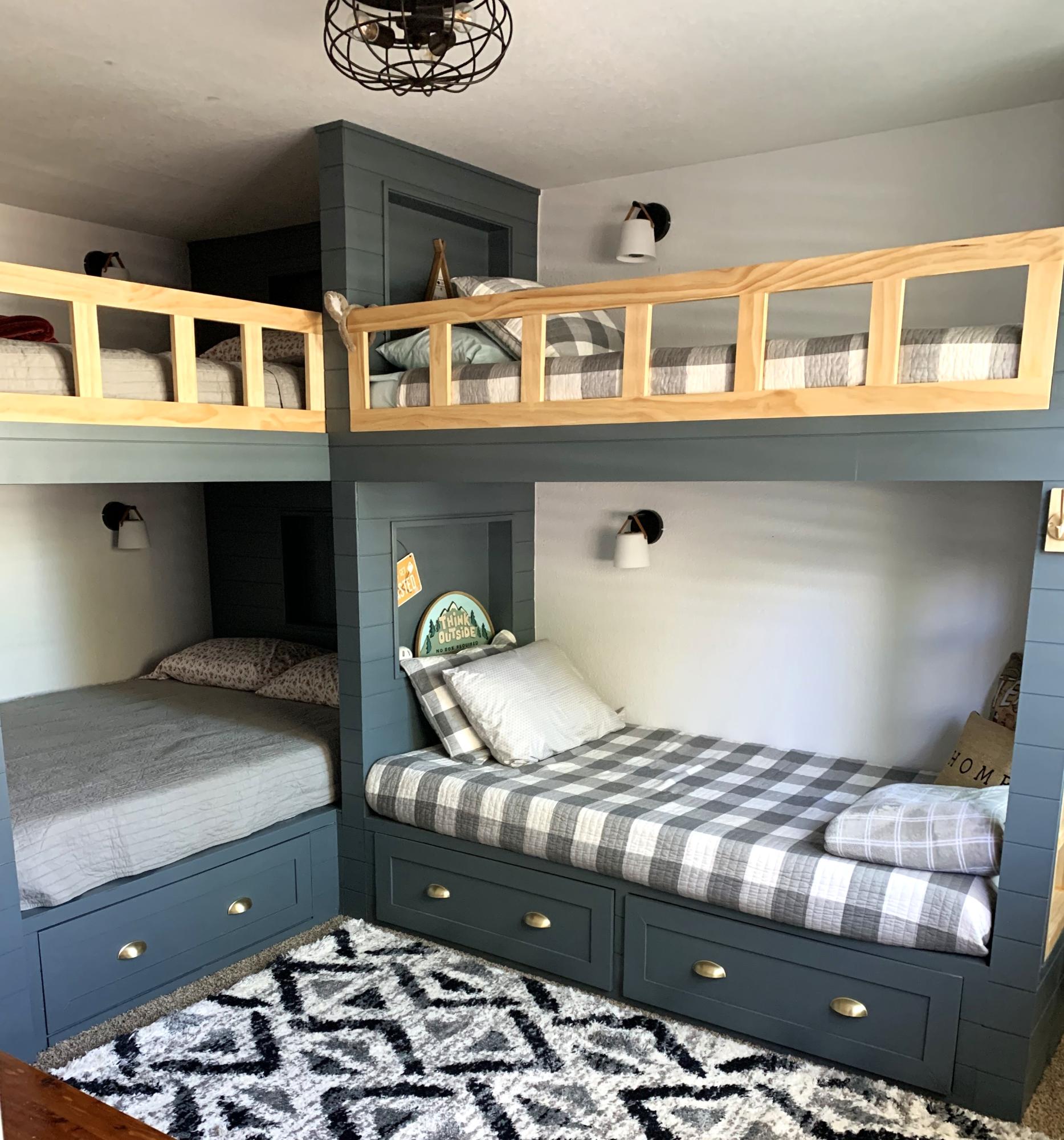 Built in corner bunk 2025 beds